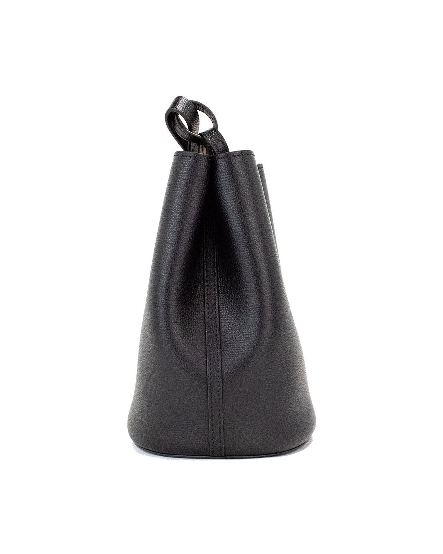 Burberry Lorne Small Haymarket Check Pebble Leather Bucket Handbag Black Purse Glam Steals