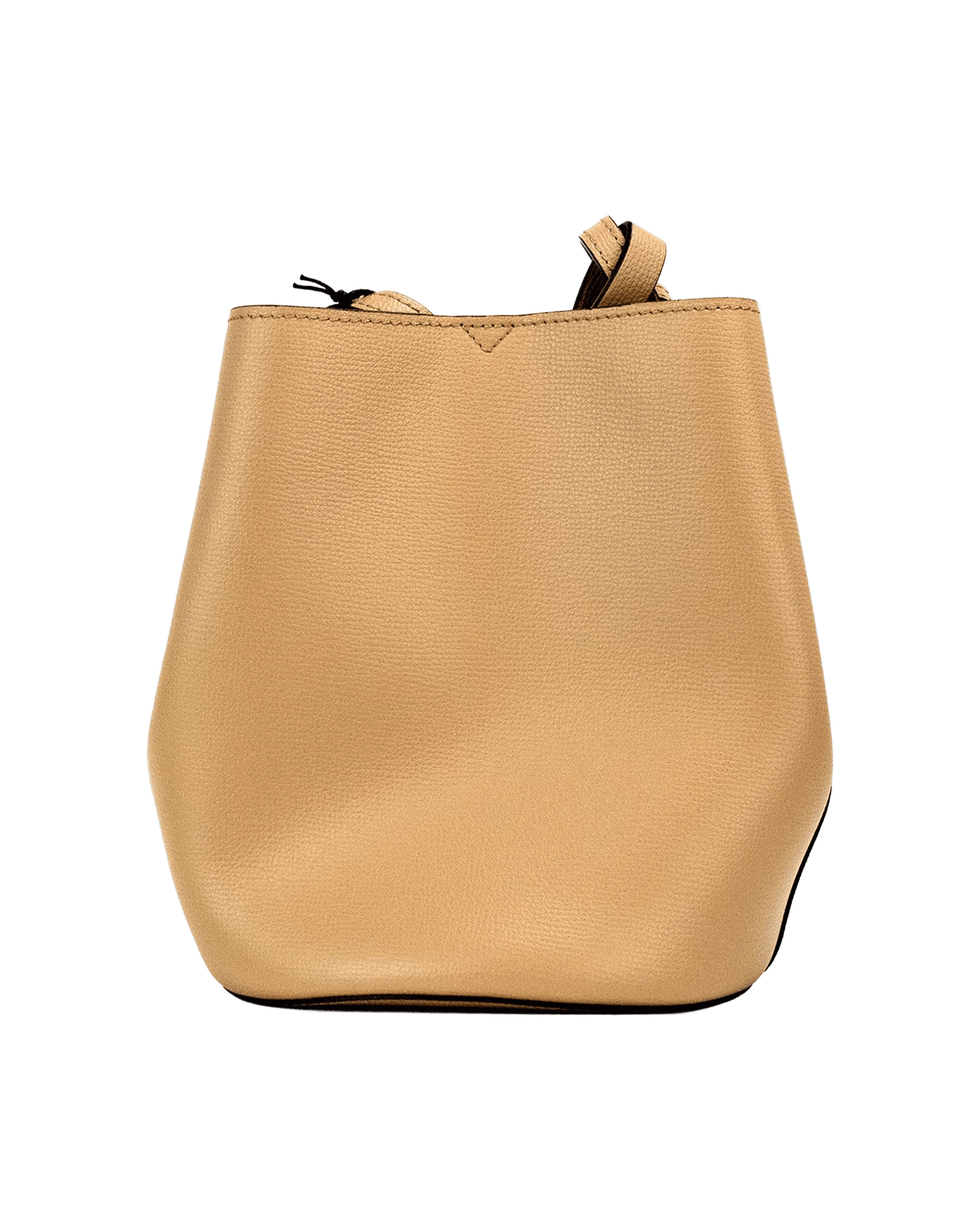 Burberry Lorne Small Camel Haymarket Check Pebble Leather Bucket Handbag Purse Glam Steals