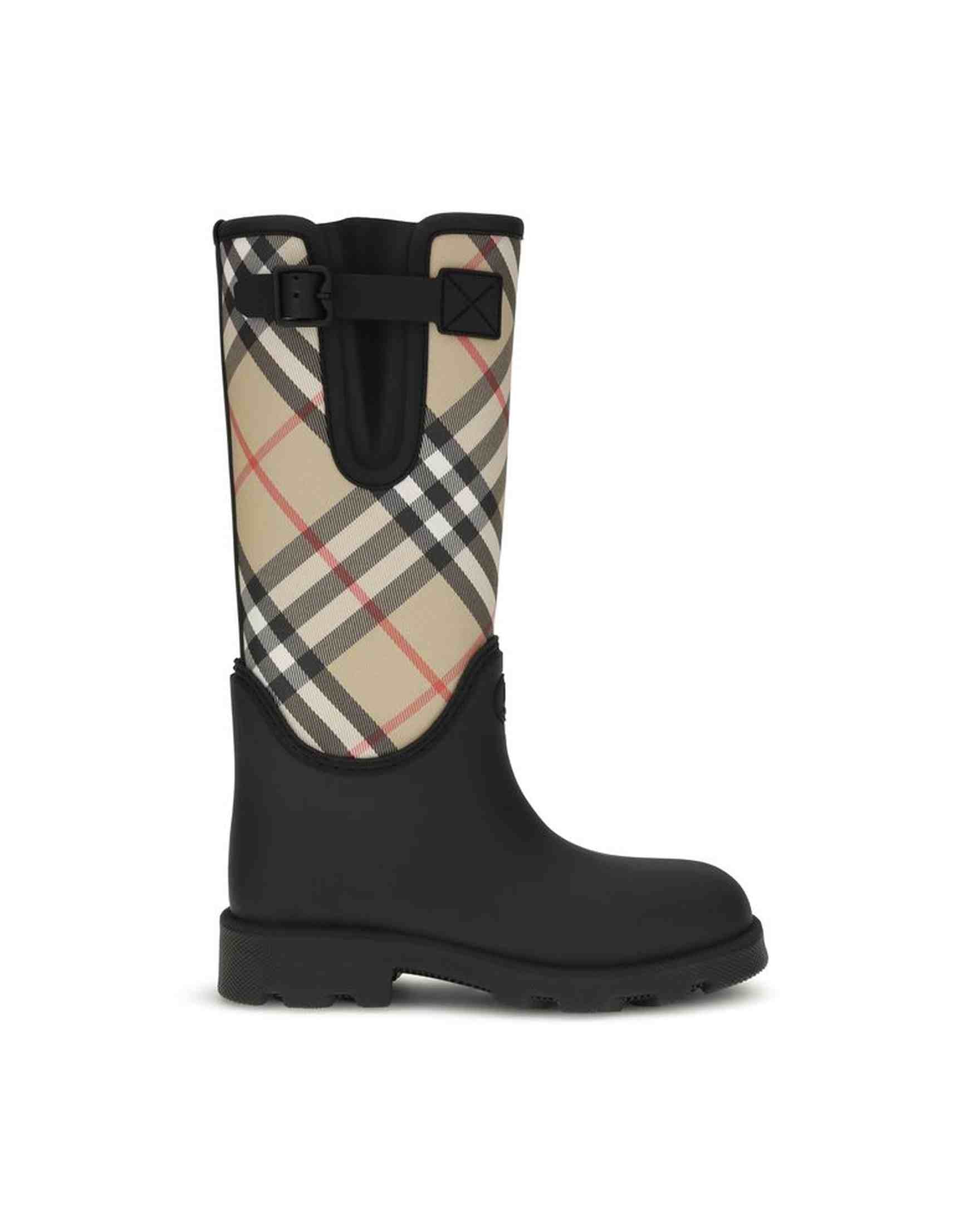 Burberry Marsh Stamp Rubber High Boots Glam Steals