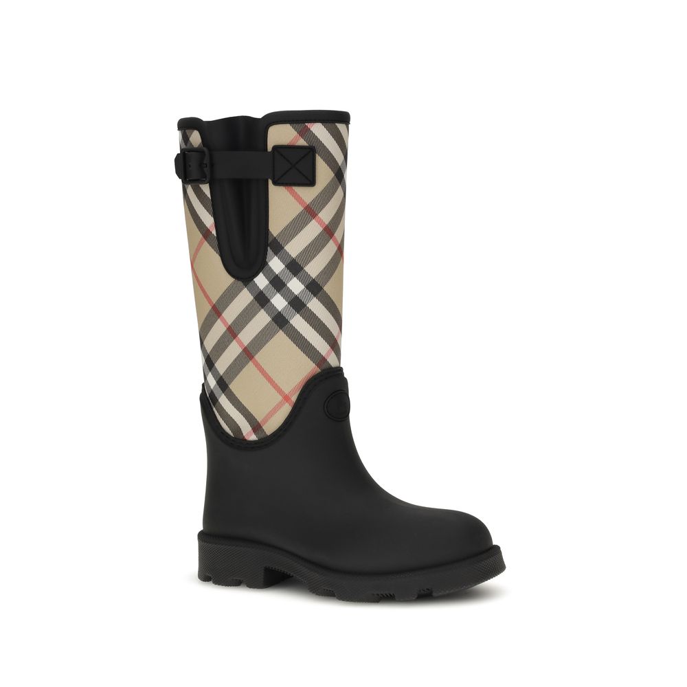 Burberry Marsh Stamp Rubber High Boots Glam Steals