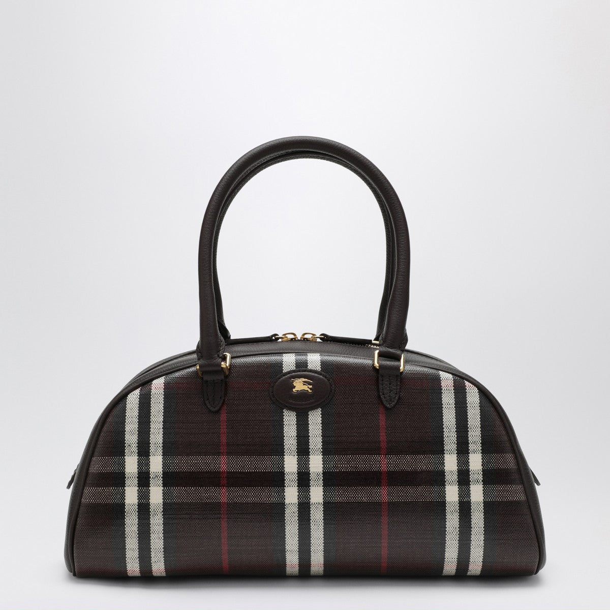 Burberry Medium Highlands Bowling Bag Glam Steals