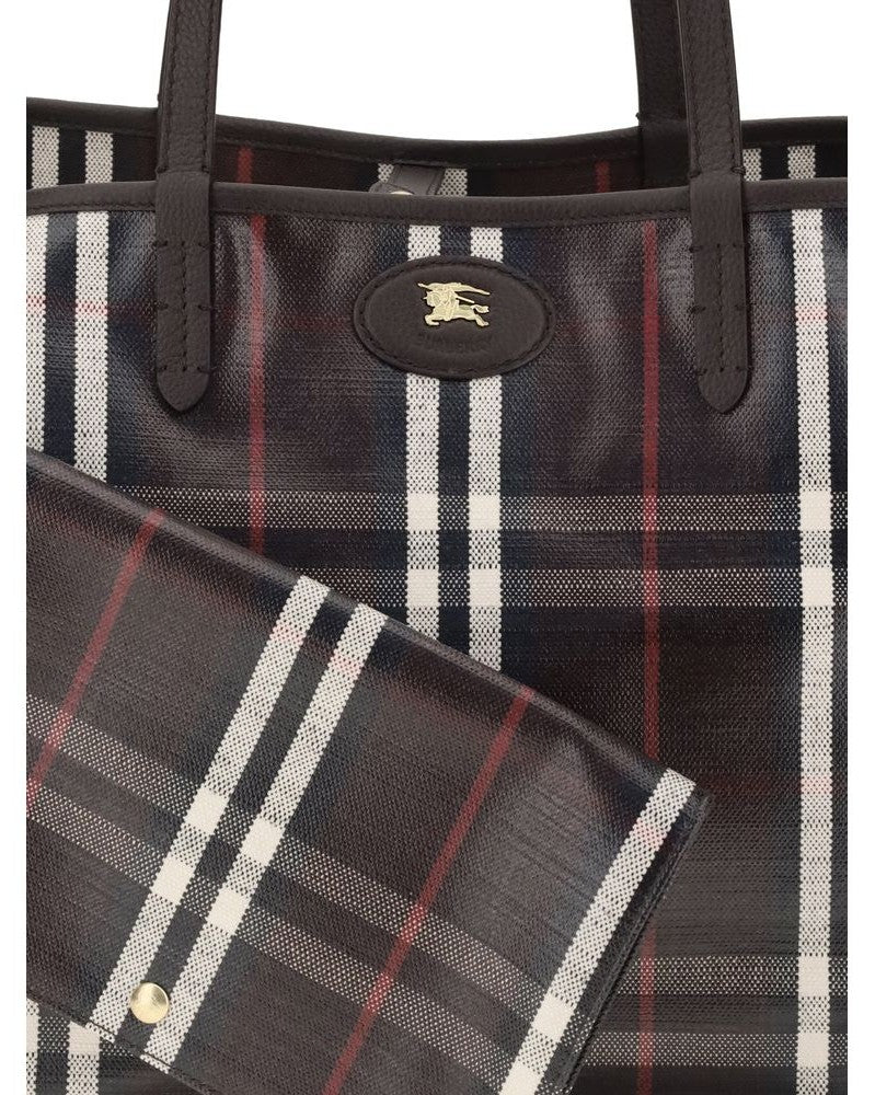 Burberry Multicolor Cotton Shoulder Bag Glam Steals