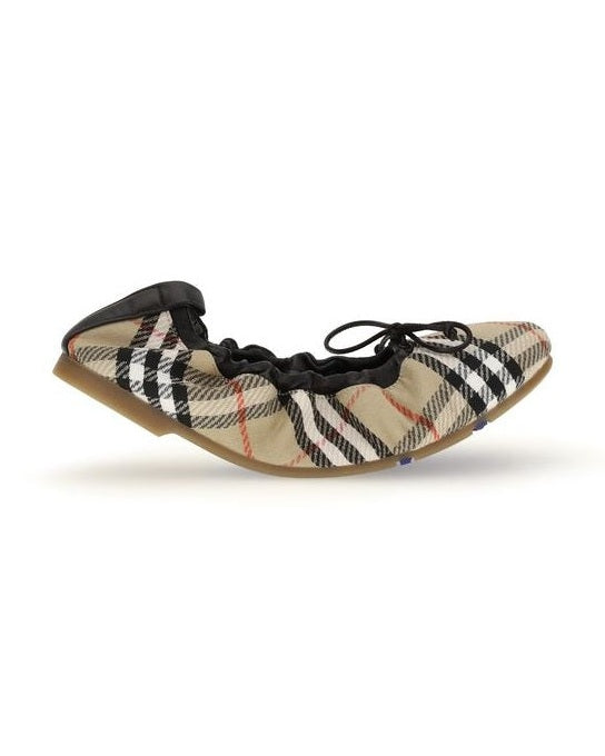 Burberry Multicolor Polyester Ballet Flats Glam Steals