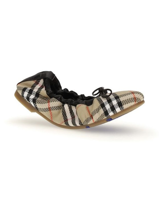 Burberry Multicolor Polyester Ballet Flats Glam Steals