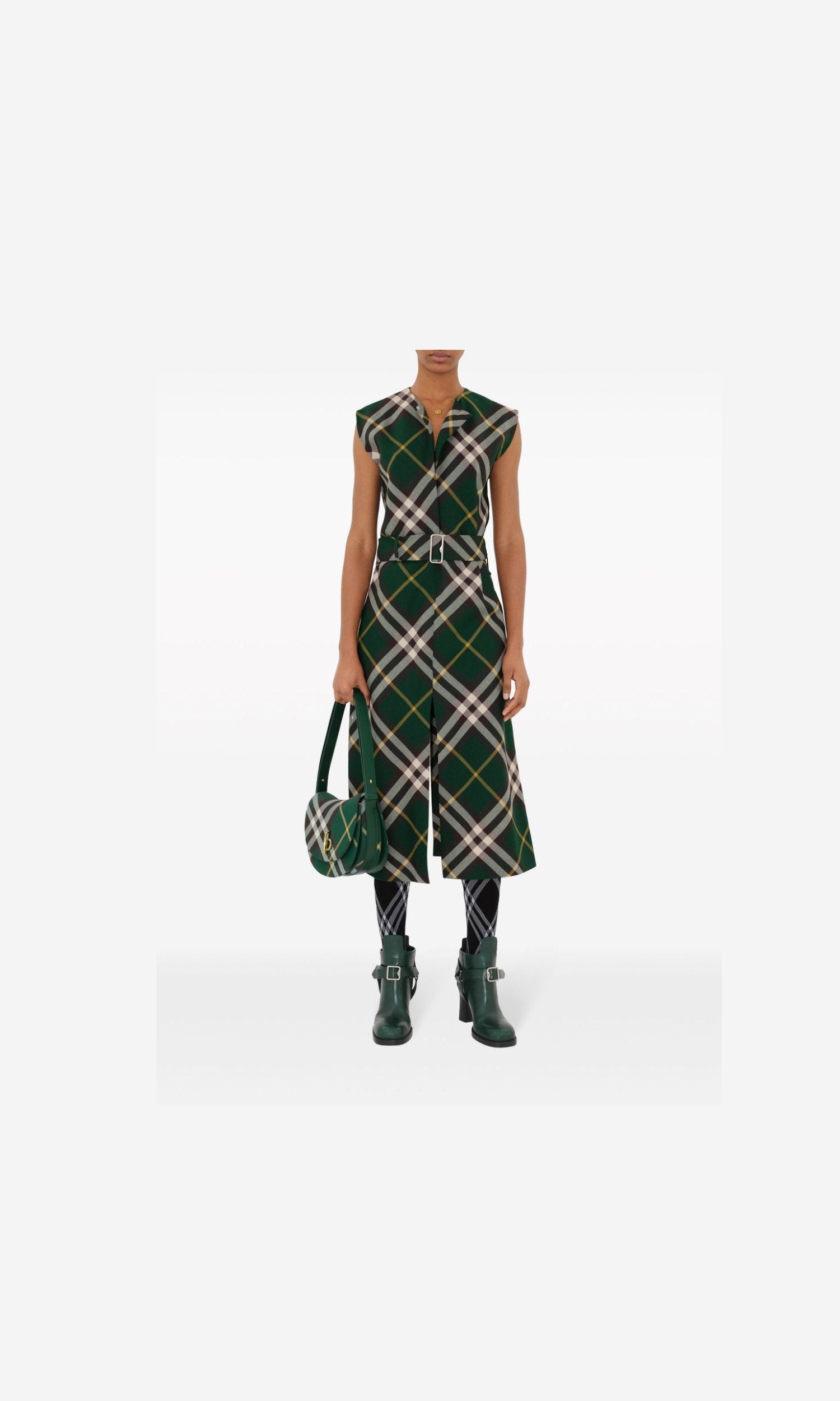 Burberry Nova Check Midi Dress Glam Steals