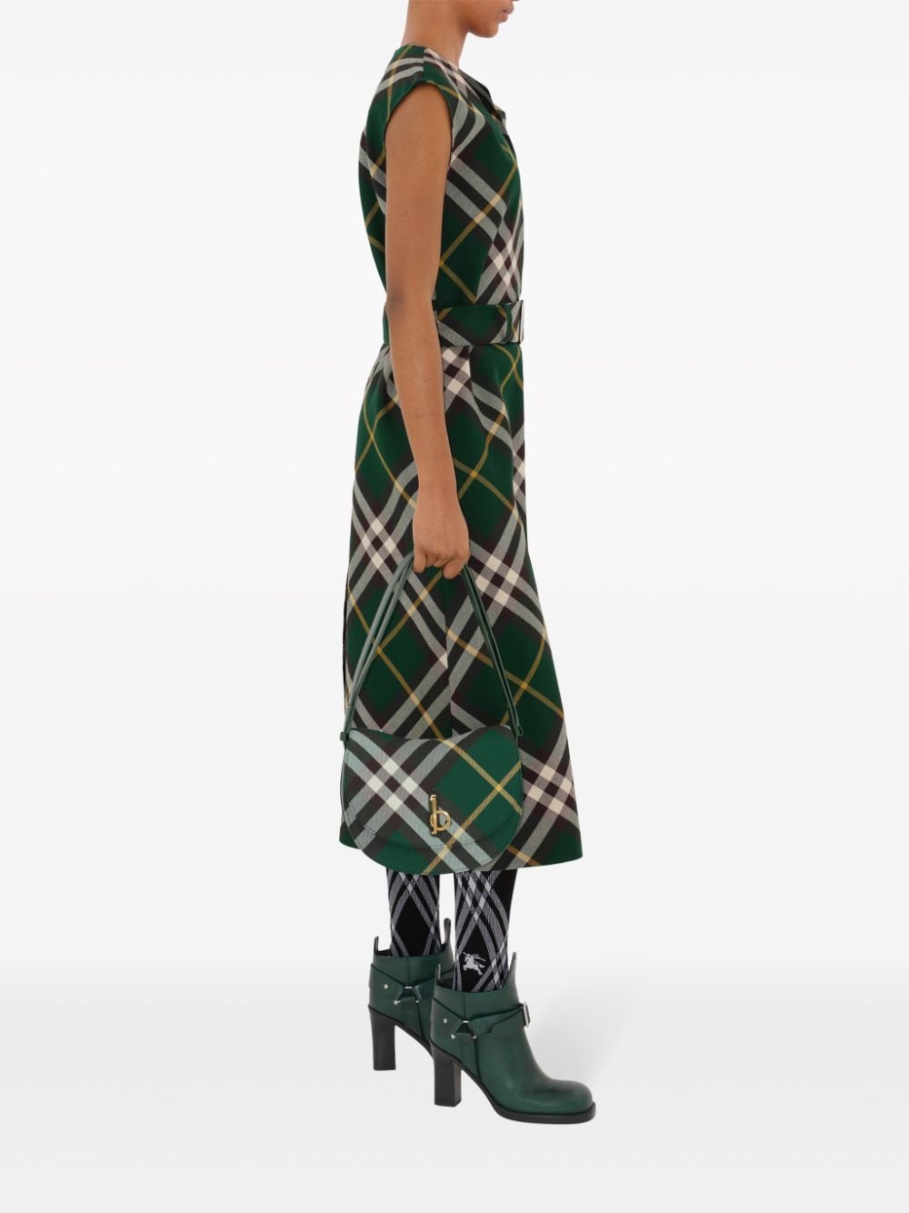 Burberry Nova Check Midi Dress Glam Steals