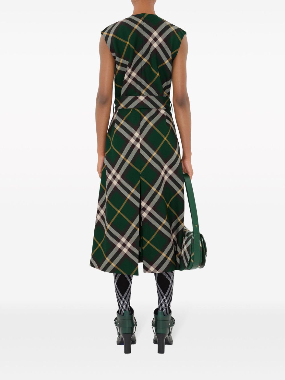 Burberry Nova Check Midi Dress Glam Steals