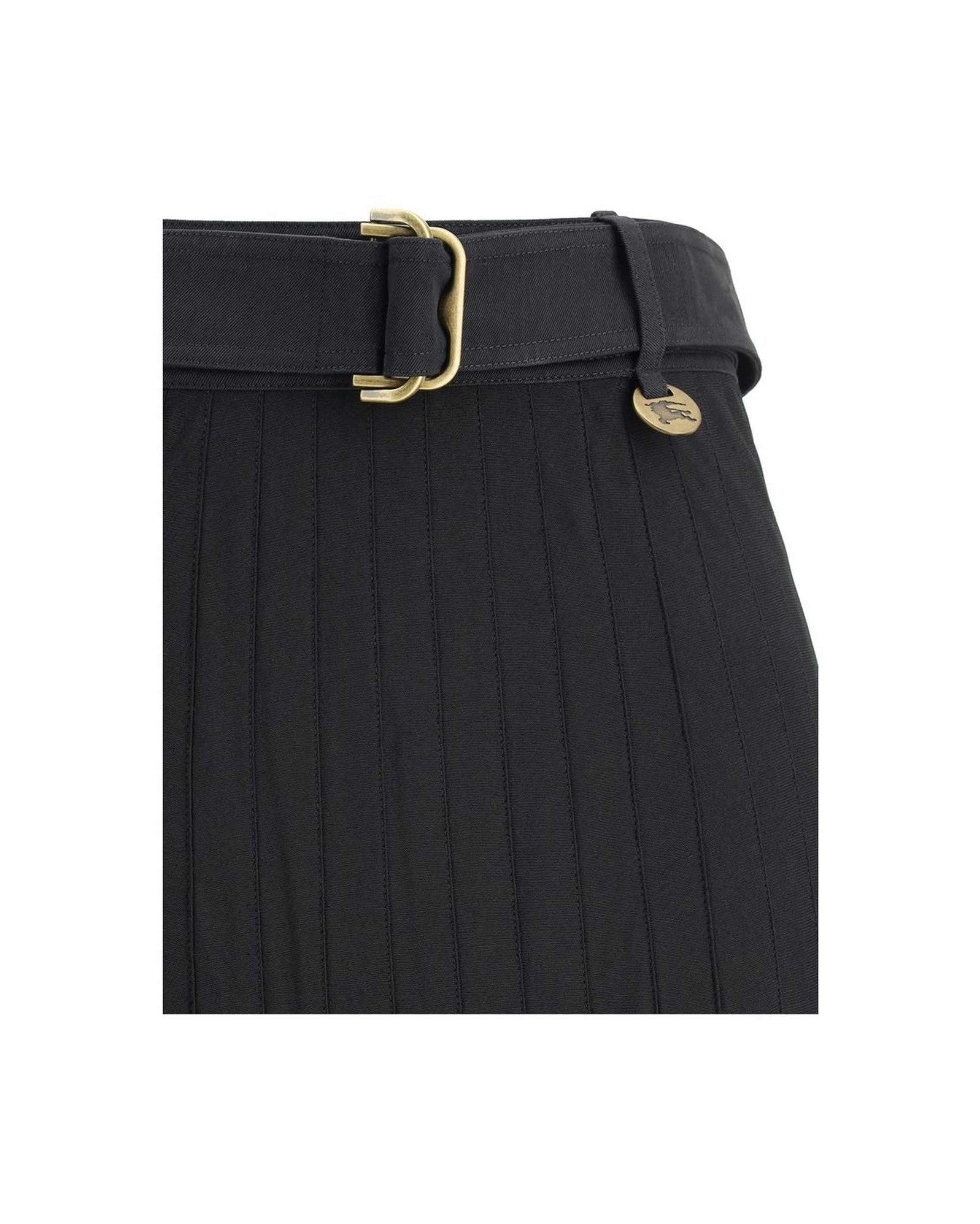 Burberry Pleated Midi Skirt Glam Steals
