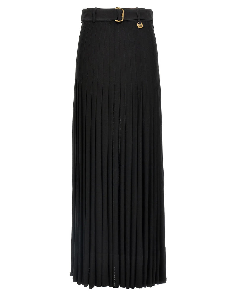 Burberry Pleated Skirt Glam Steals