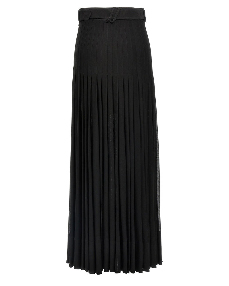 Burberry Pleated Skirt Glam Steals
