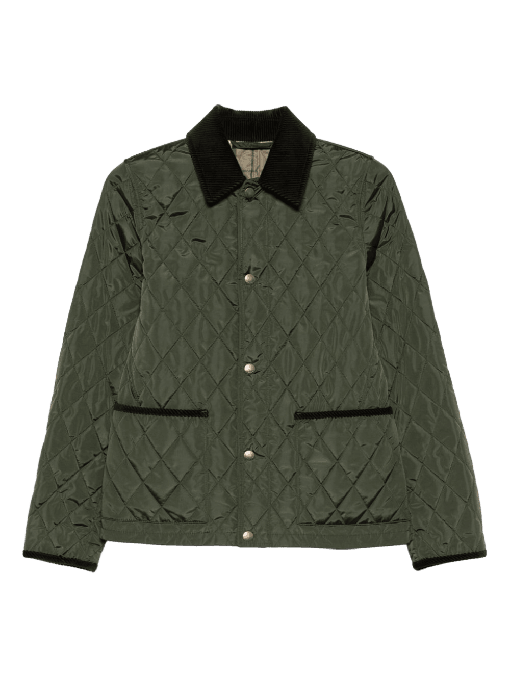 Burberry Quilted Blazer Corduroy Collar Glam Steals