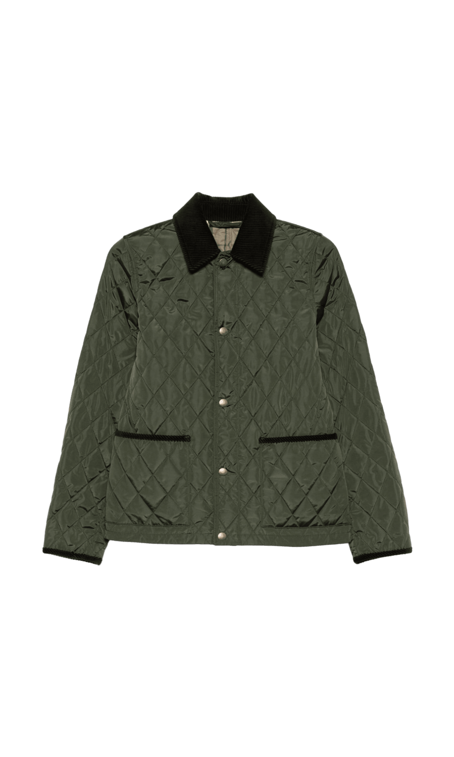 Burberry Quilted Blazer Corduroy Collar Glam Steals