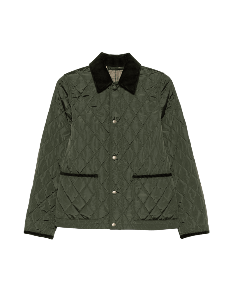 Burberry Quilted Blazer Corduroy Collar Glam Steals