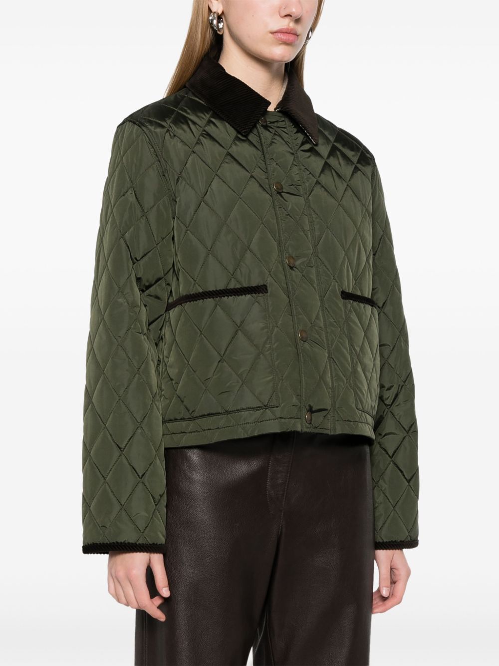 Burberry Quilted Jacket Glam Steals