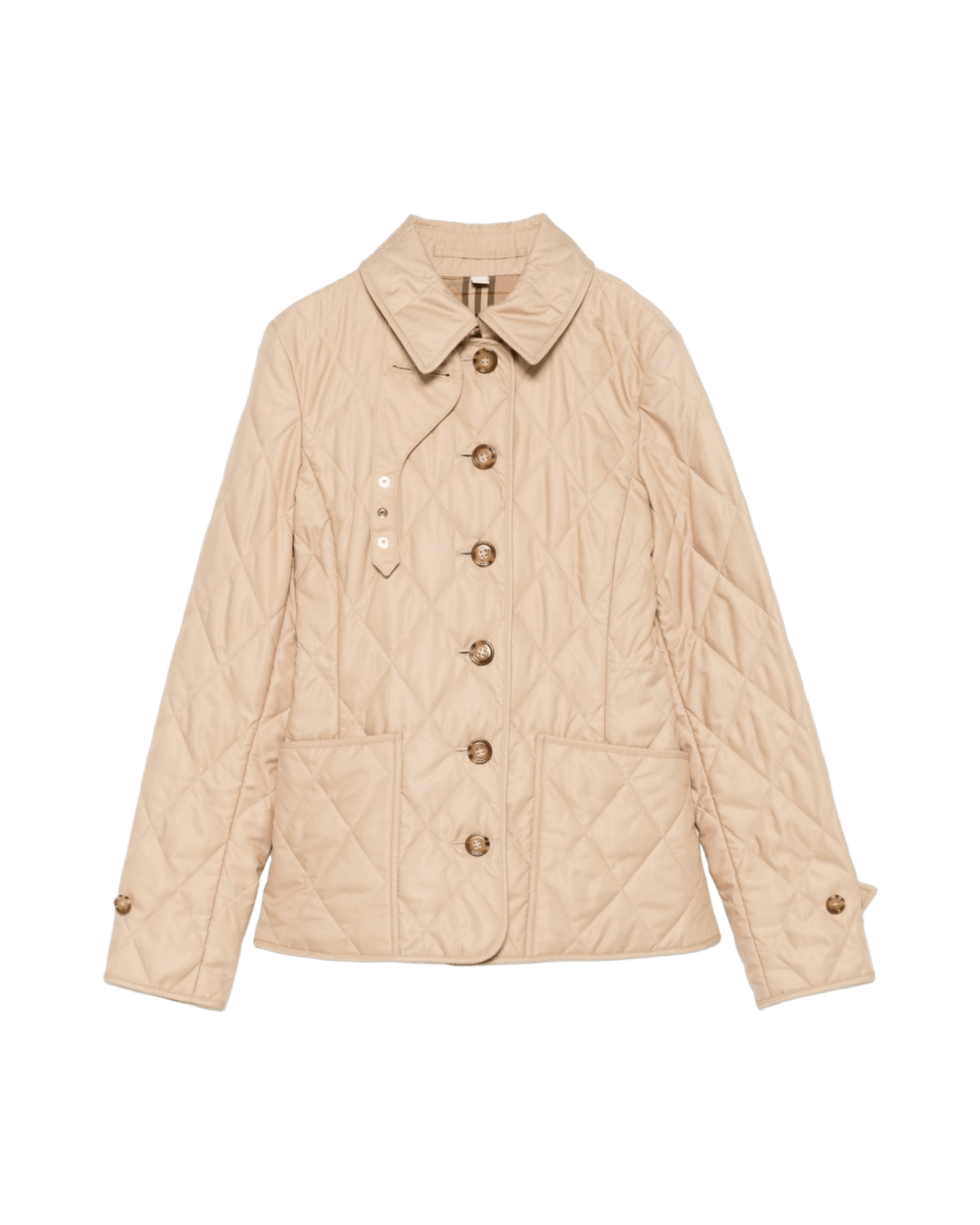 Burberry Quilted Jacket With Thermoregulation Glam Steals