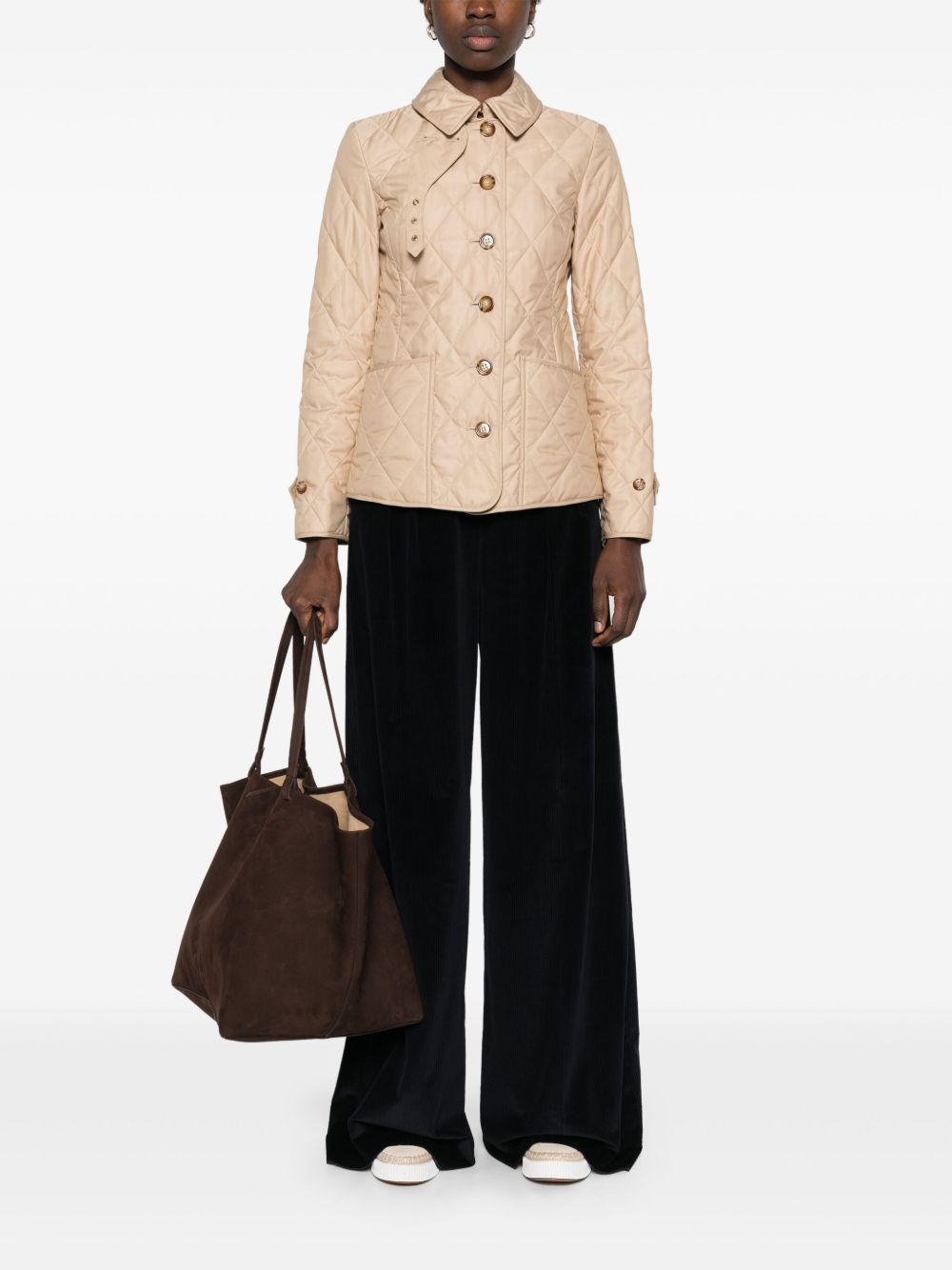 Burberry Quilted Jacket with Thermoregulation Glam Steals