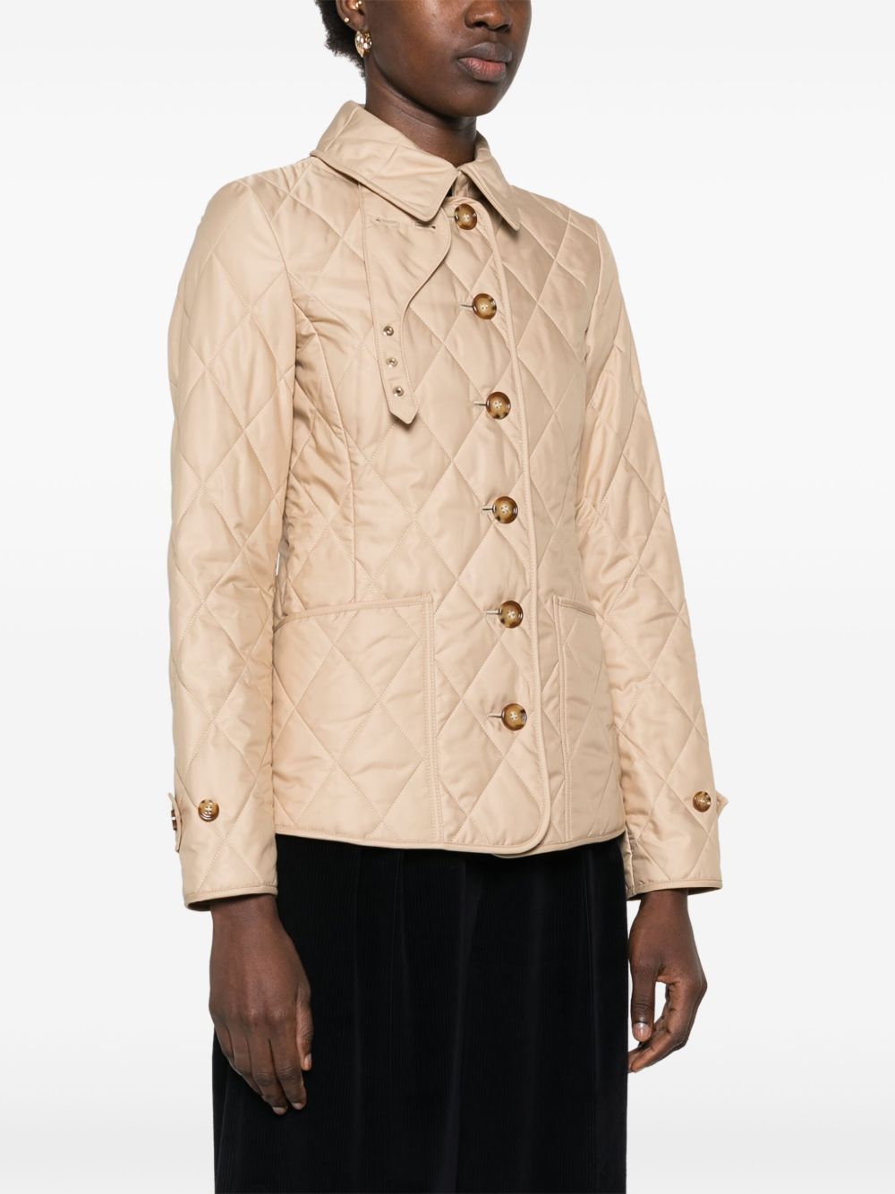 Burberry Quilted Jacket with Thermoregulation Glam Steals