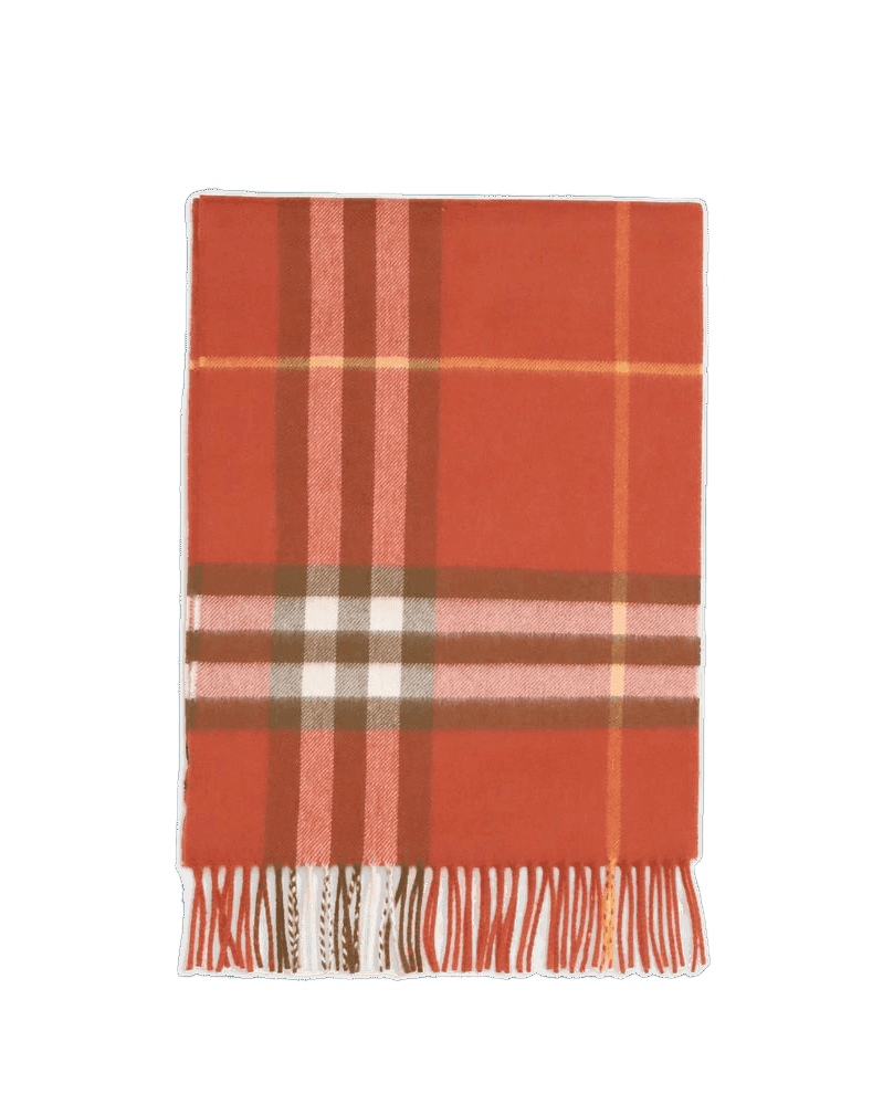 Burberry Red Cashmere Scarf Glam Steals