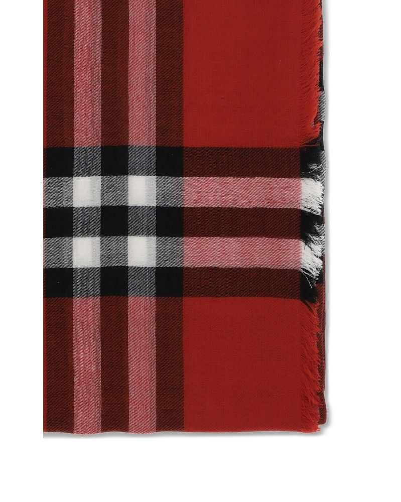 Burberry Red Wool Scarf Glam Steals