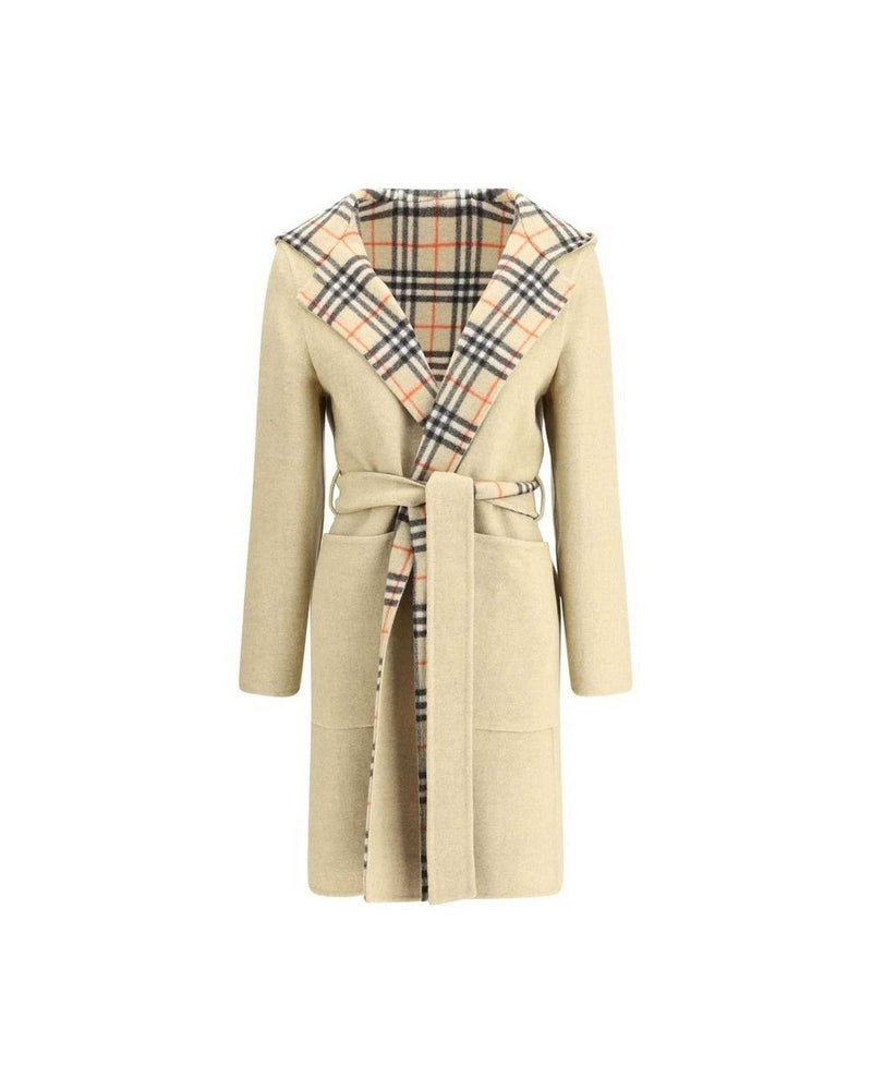 Burberry Reversible Wool Robe Coat Glam Steals