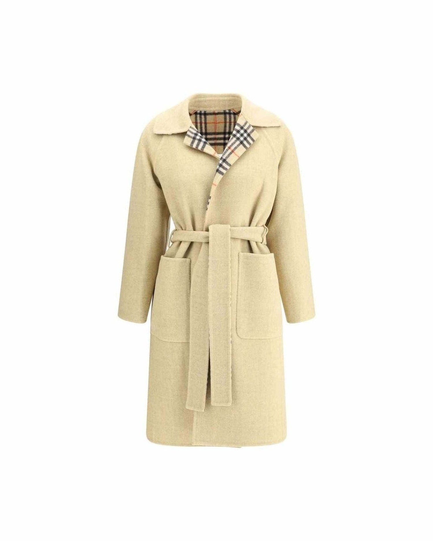 Burberry Reversible Wool Robe Coat Glam Steals