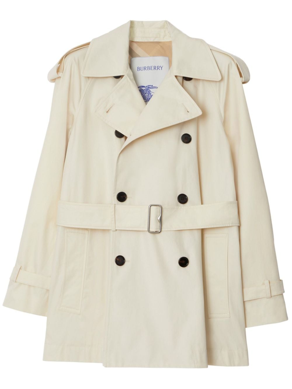 Burberry Short Belted Trench Coat Glam Steals