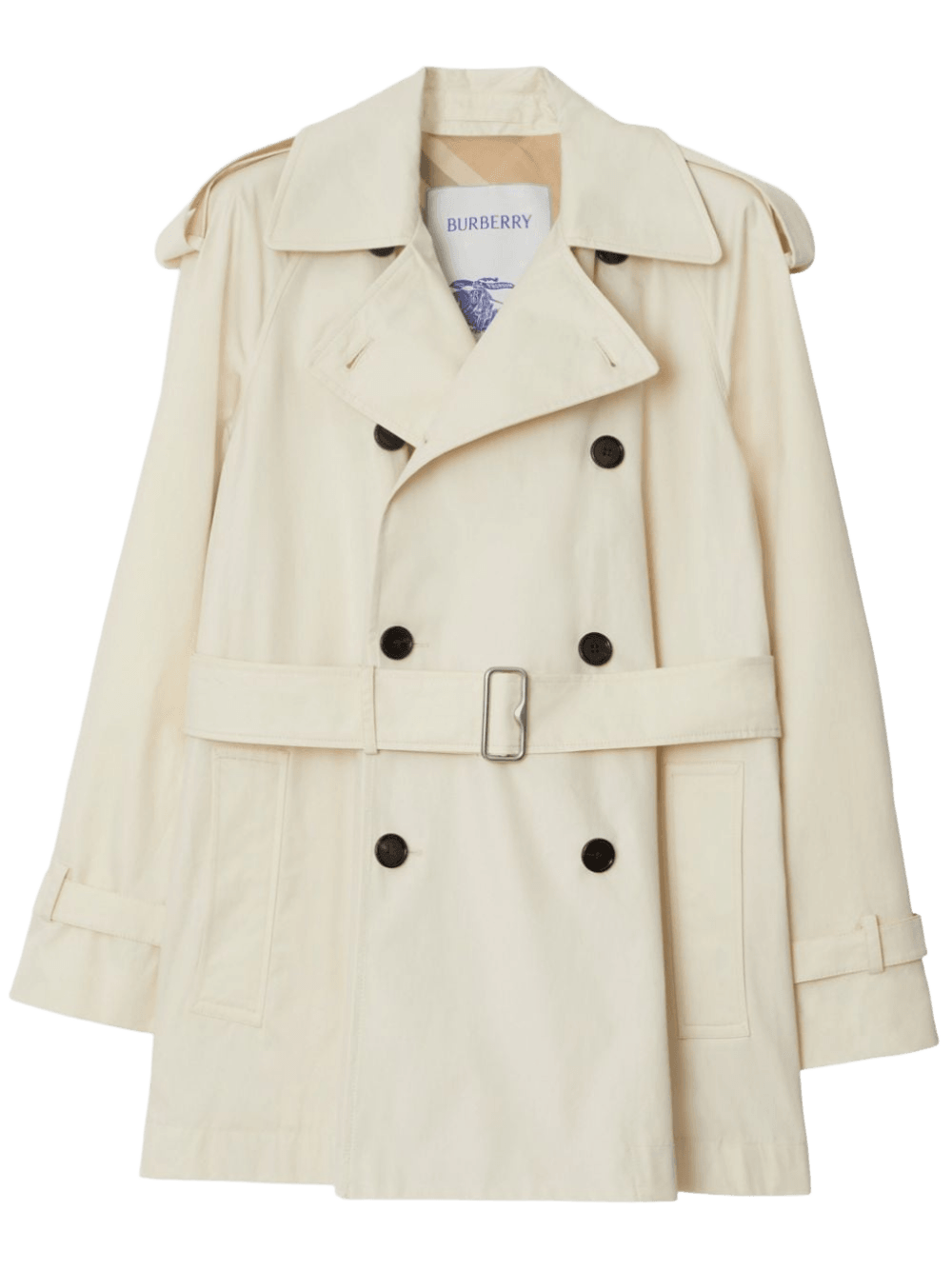 Burberry Short Belted Trench Coat Glam Steals