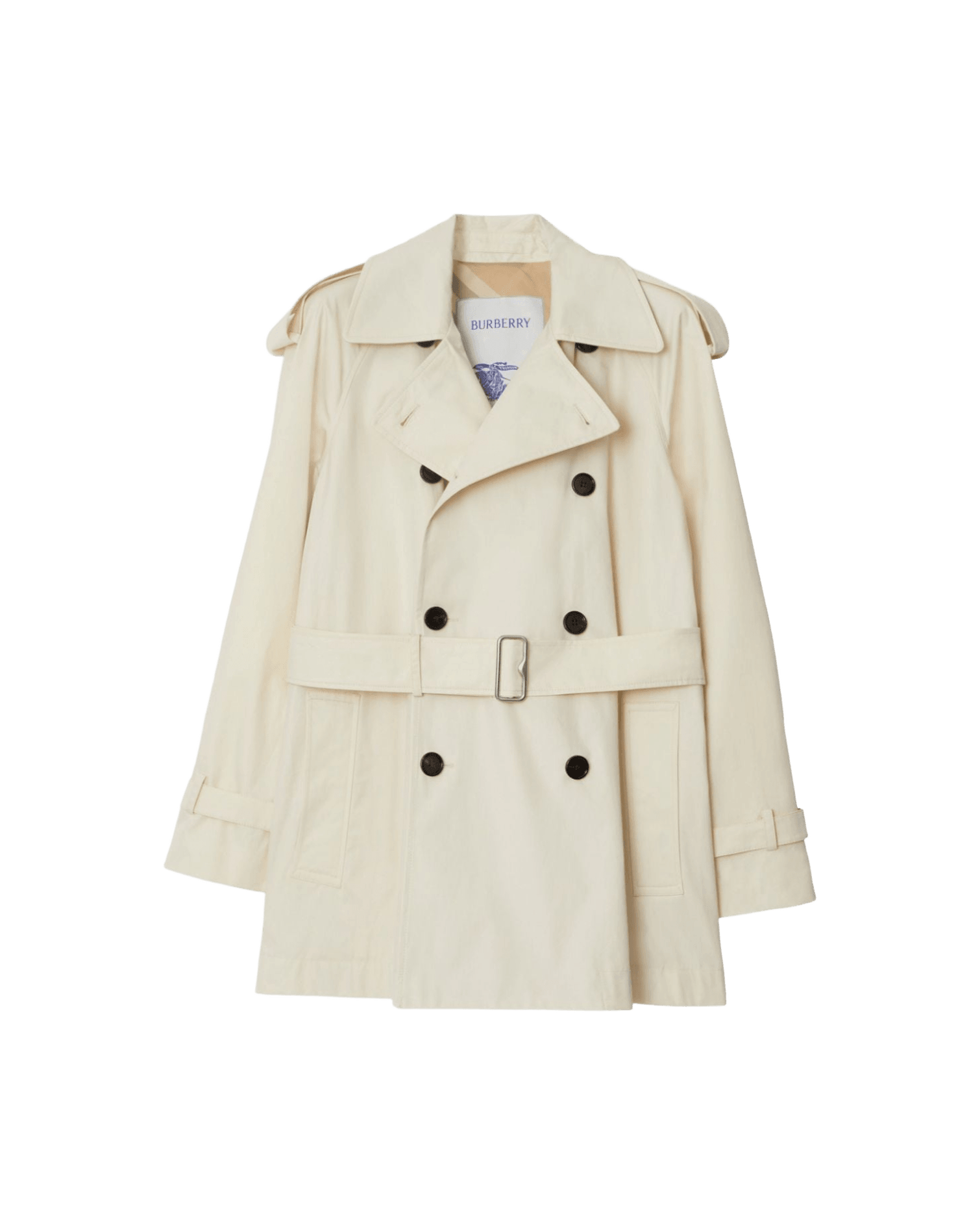 Burberry Short Belted Trench Coat Glam Steals