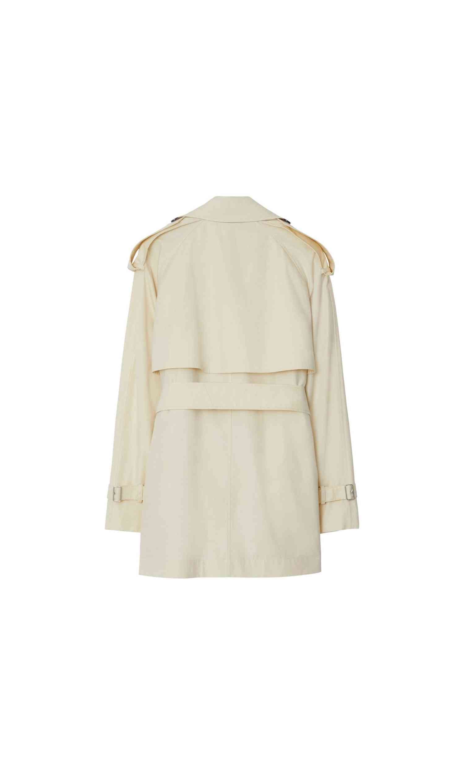 Burberry Short Belted Trench Coat Glam Steals