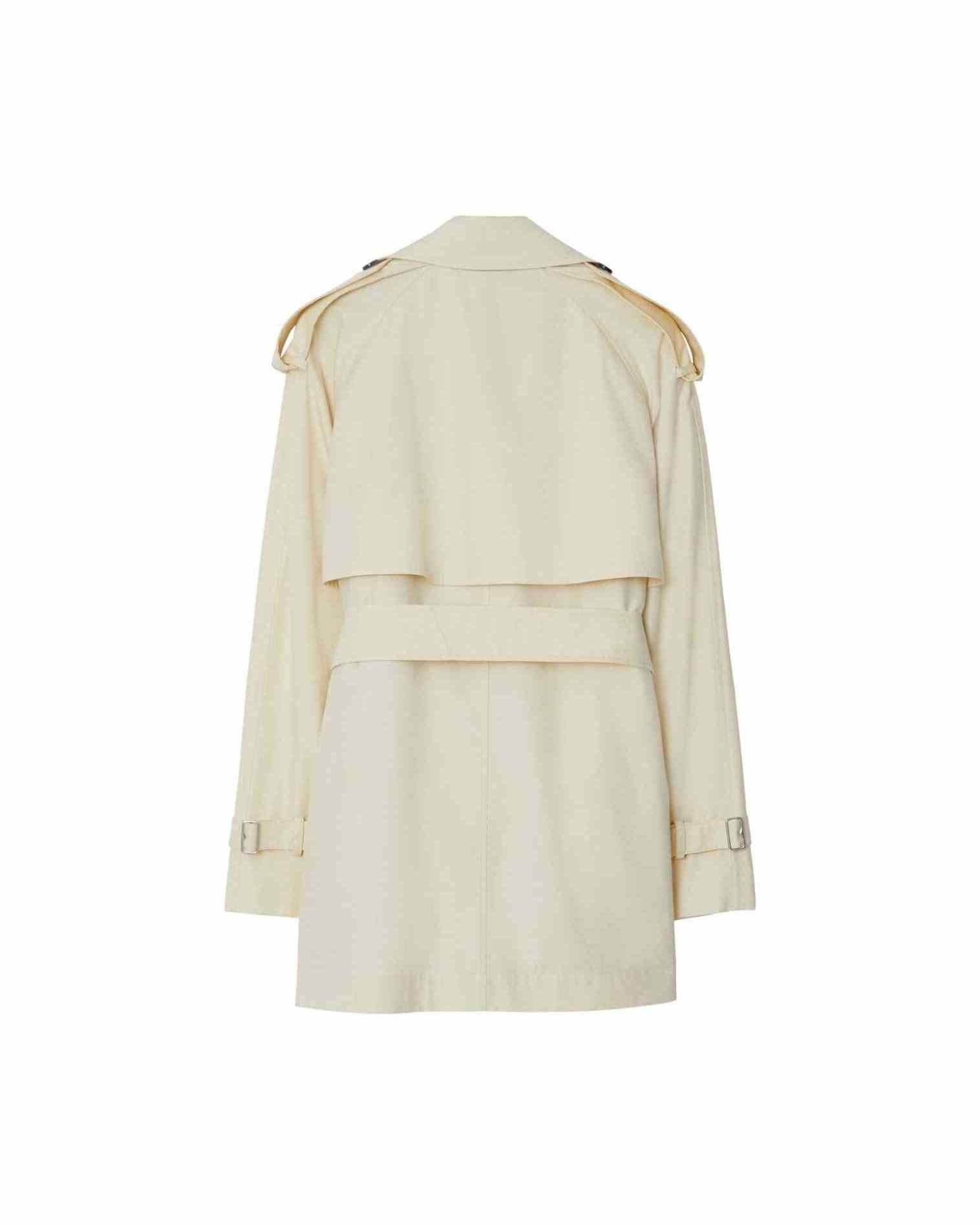 Burberry Short Belted Trench Coat Glam Steals