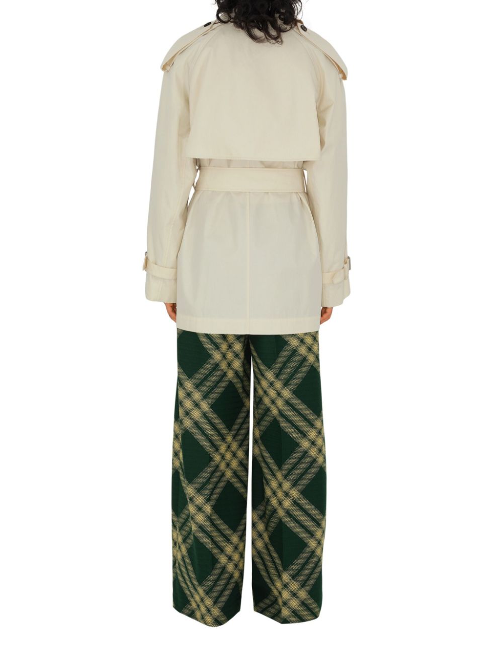 Burberry Short Belted Trench Coat Glam Steals