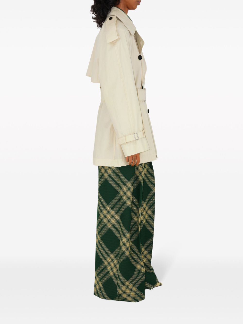 Burberry Short Belted Trench Coat Glam Steals
