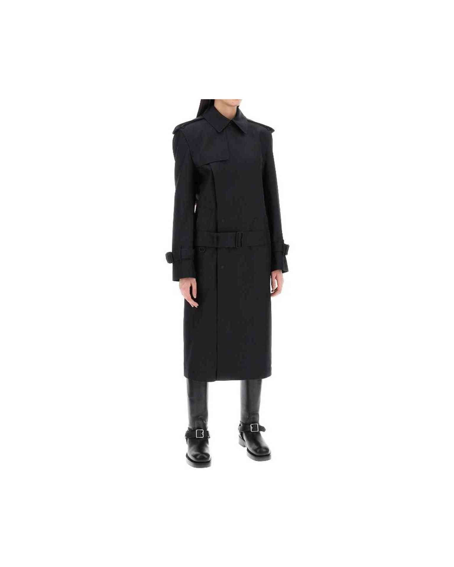 Burberry Silk Blend Trench Coat Glam Steals