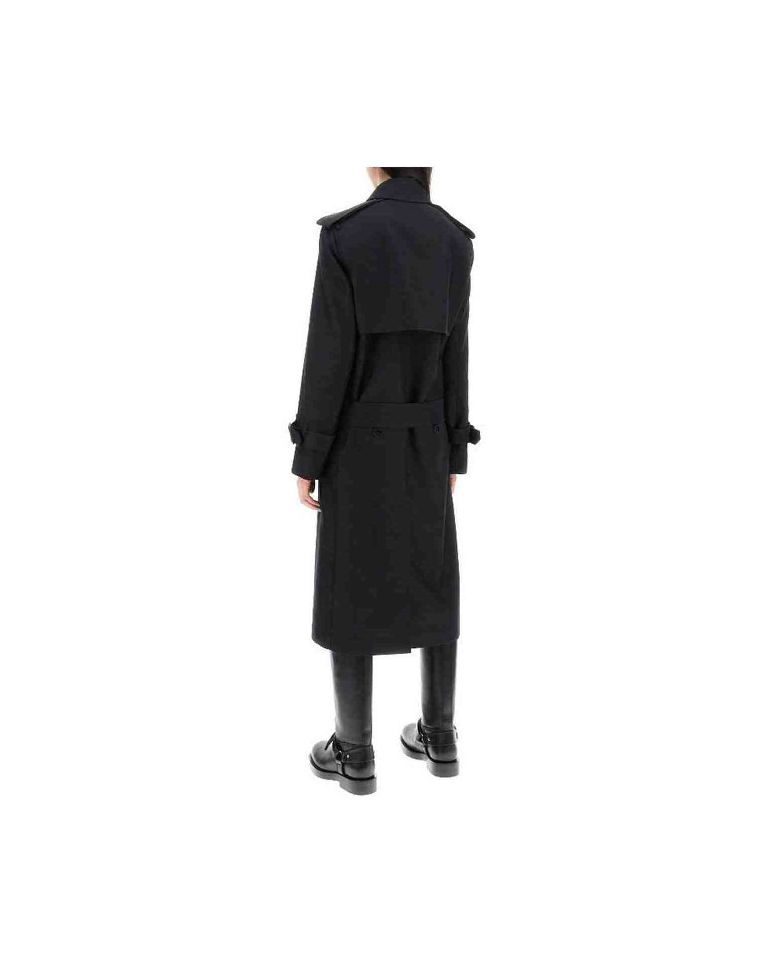 Burberry Silk Blend Trench Coat Glam Steals