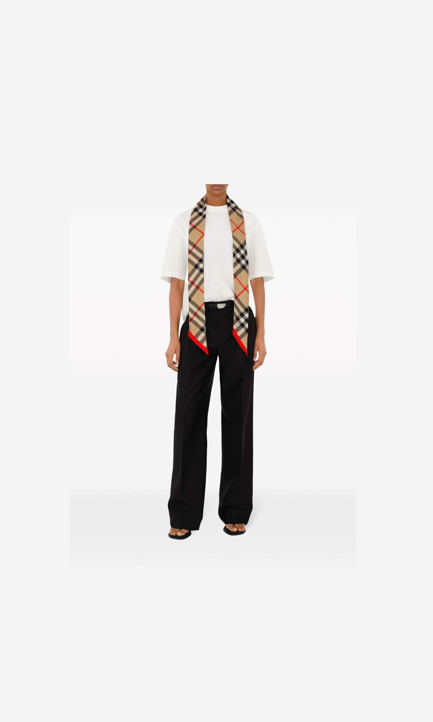 Burberry Silk Check Foulard Glam Steals