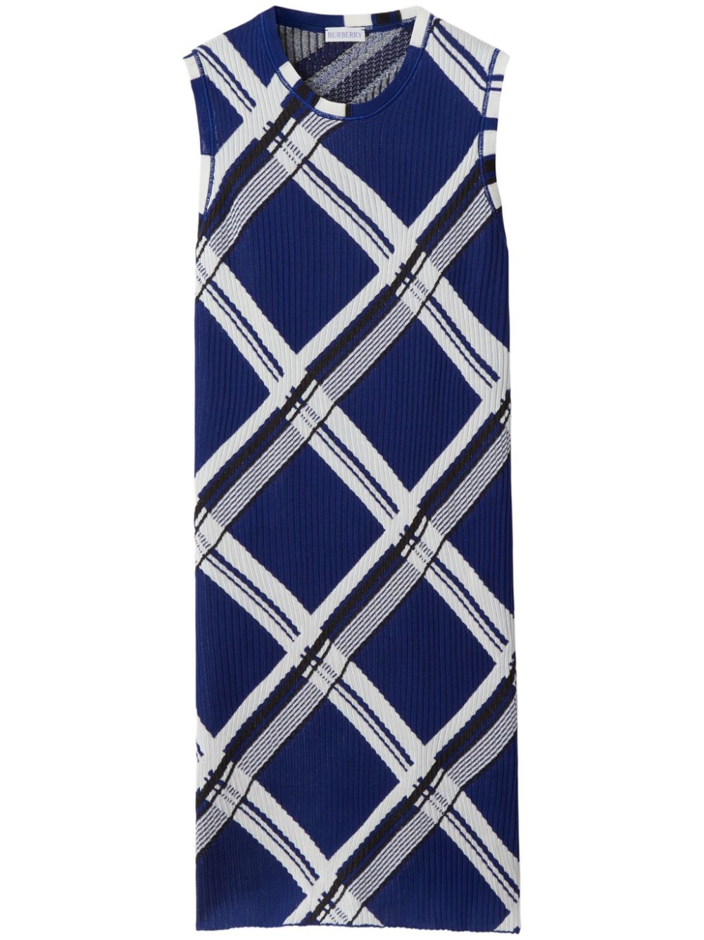 Burberry Silk Check Print Dress Glam Steals