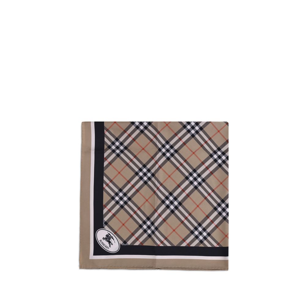 Burberry Silk Check Scarf Glam Steals