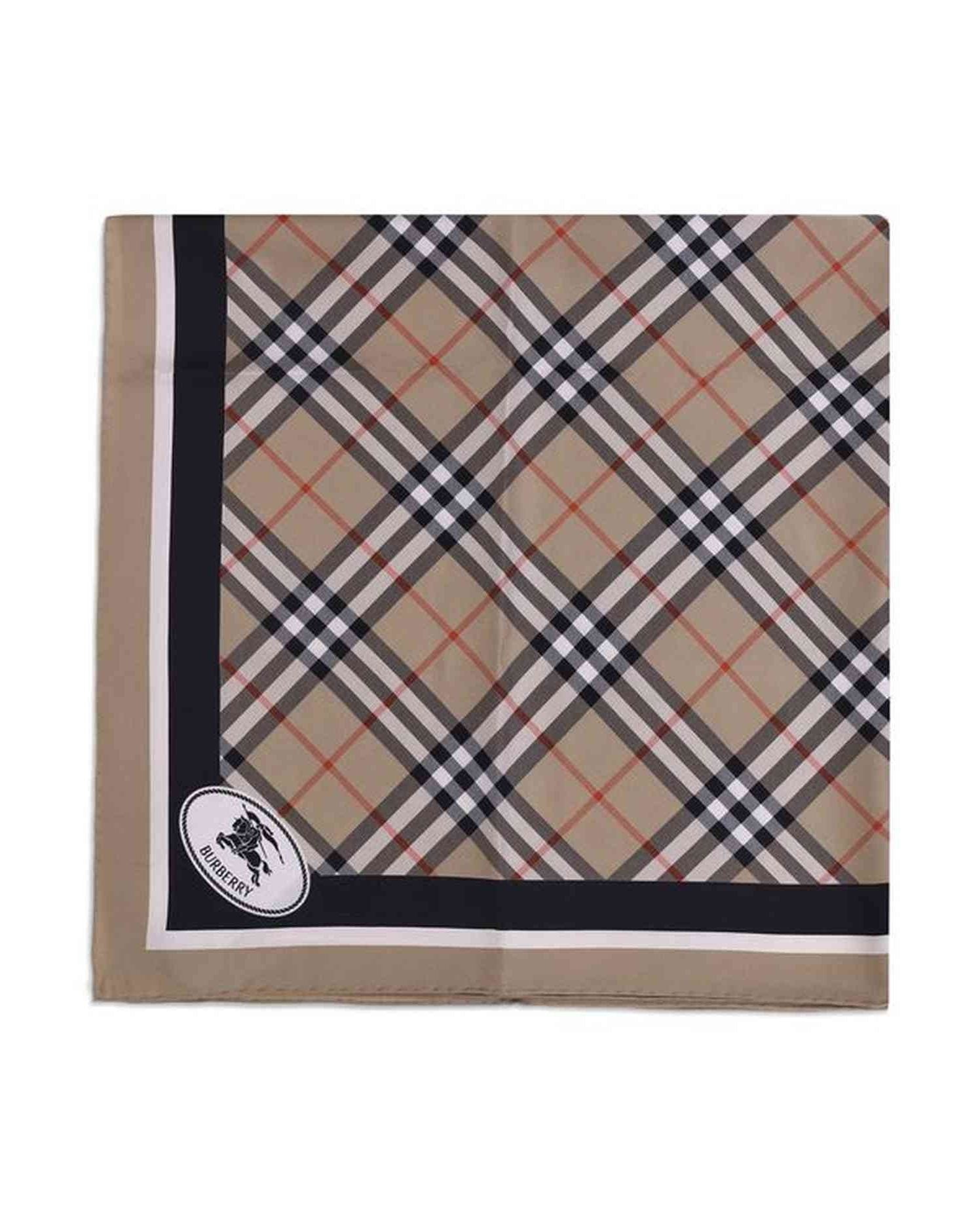 Burberry Silk Check Scarf Glam Steals