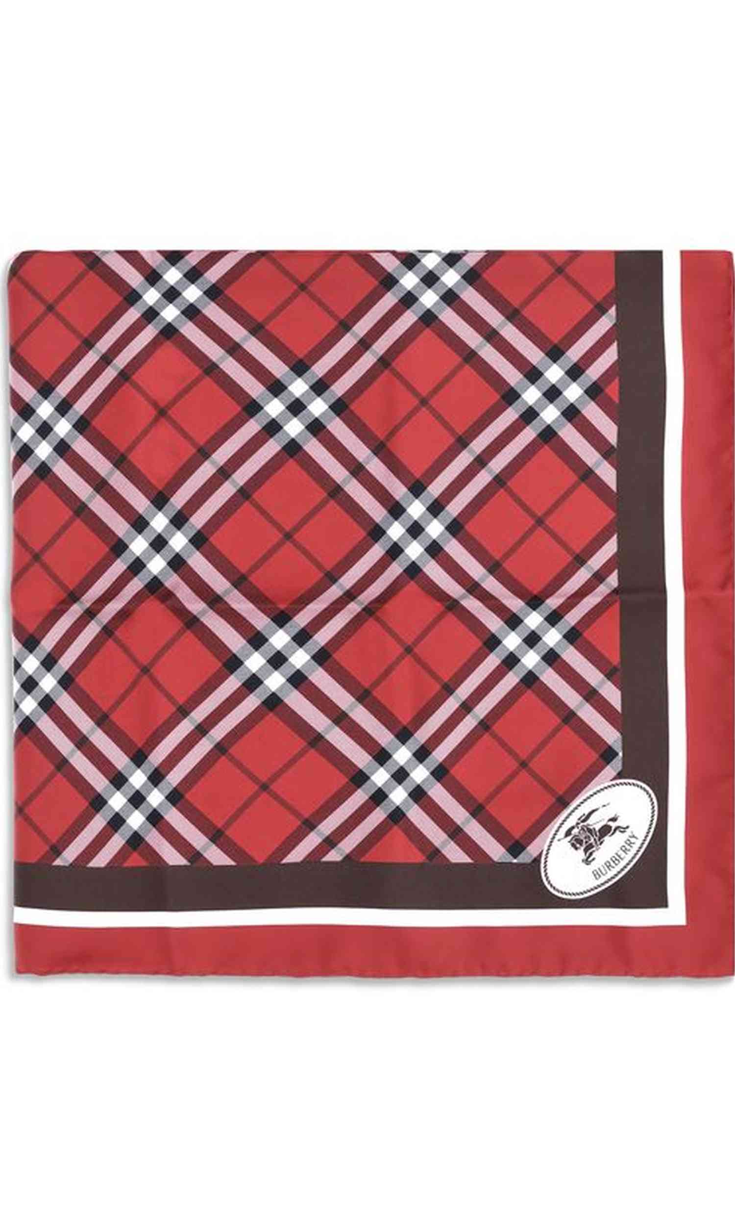 Burberry Silk Check Scarf Glam Steals