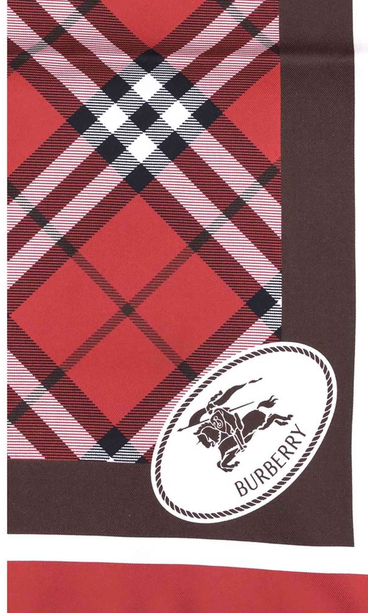 Burberry Silk Check Scarf Glam Steals