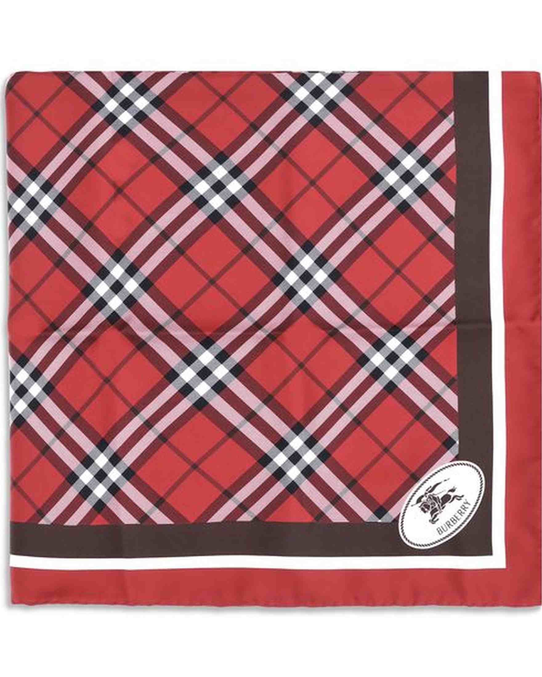 Burberry Silk Check Scarf Glam Steals