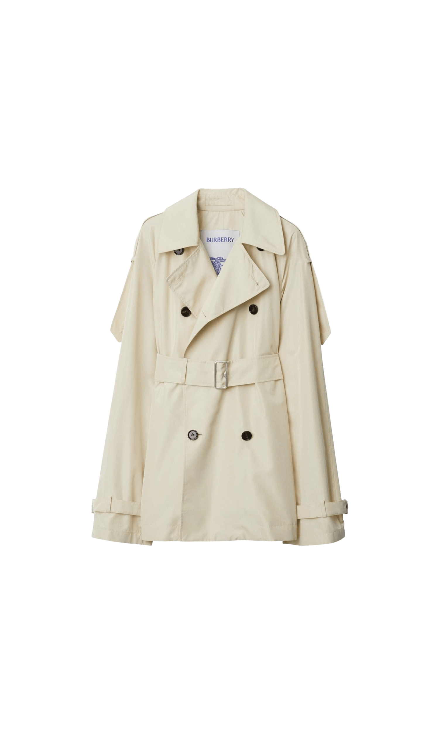Burberry Silk Short Trench Coat Glam Steals