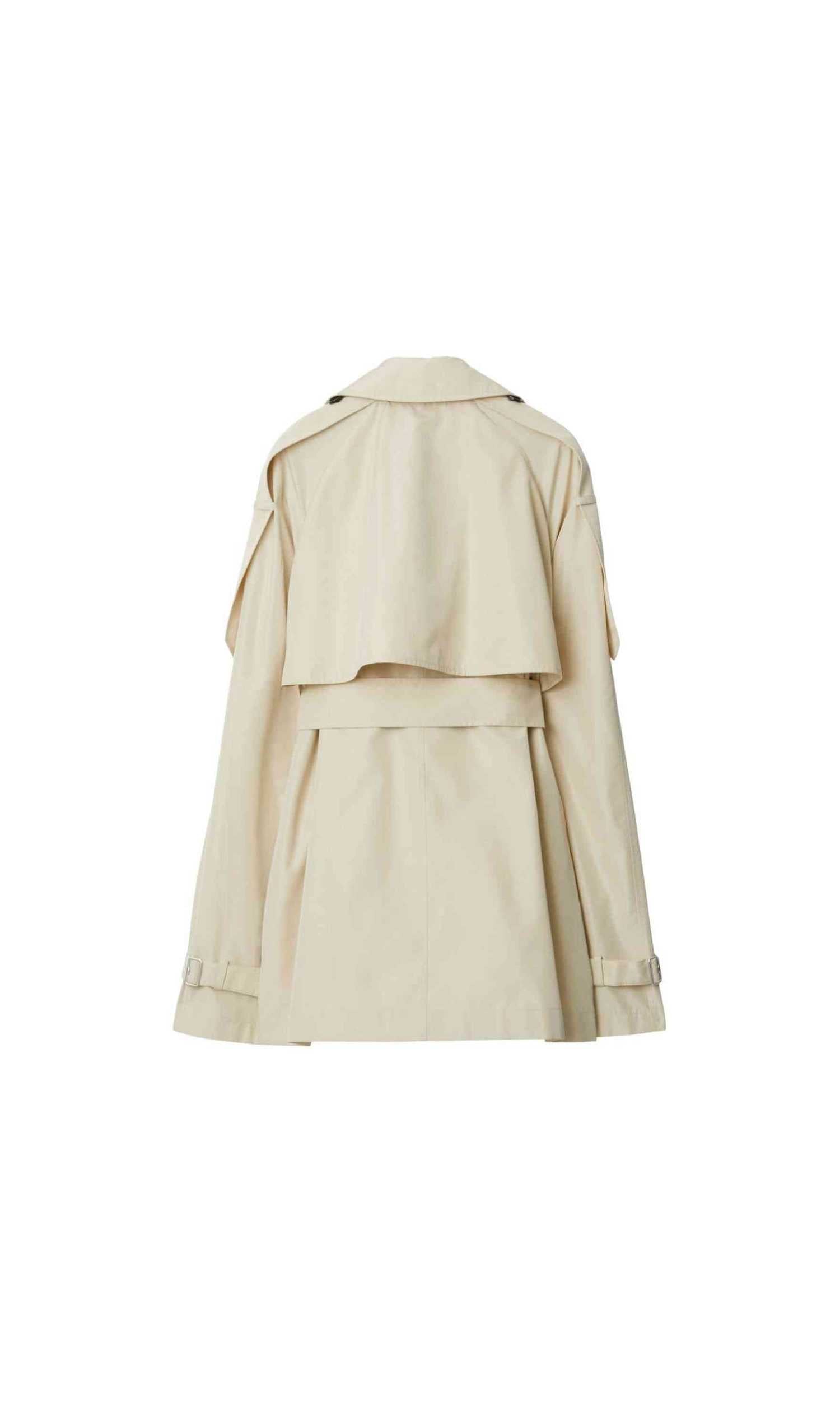 Burberry Silk Short Trench Coat Glam Steals