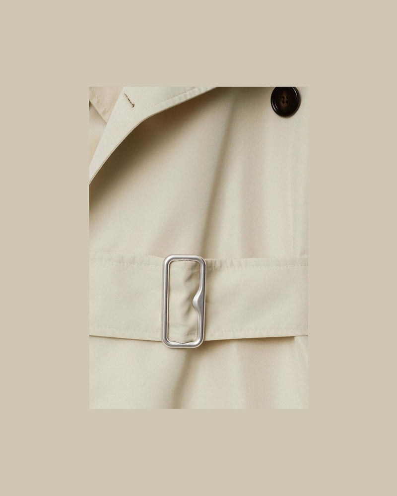 Burberry Silk Short Trench Coat Glam Steals