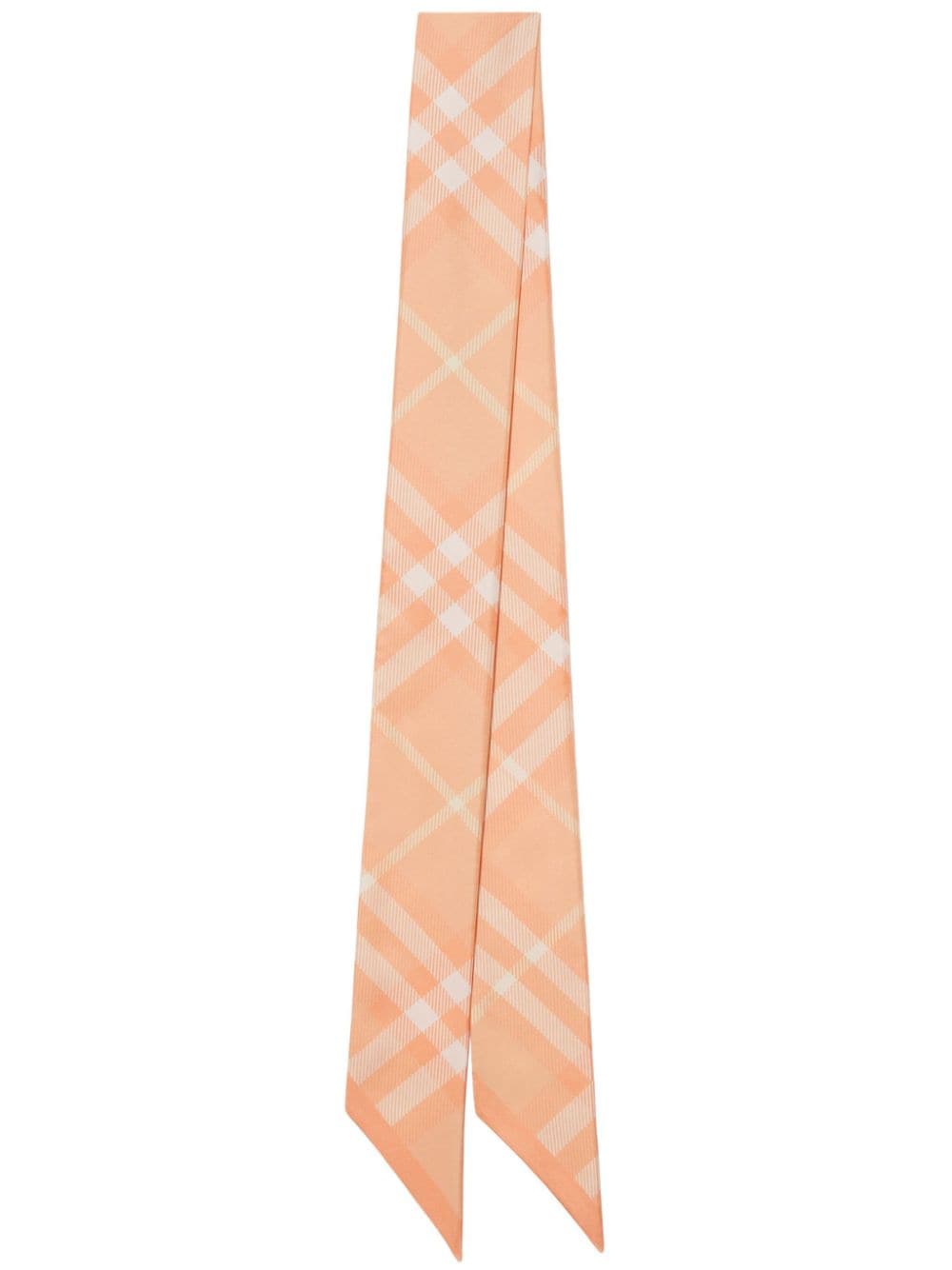 Burberry Silk Skinny Check Scarf Glam Steals