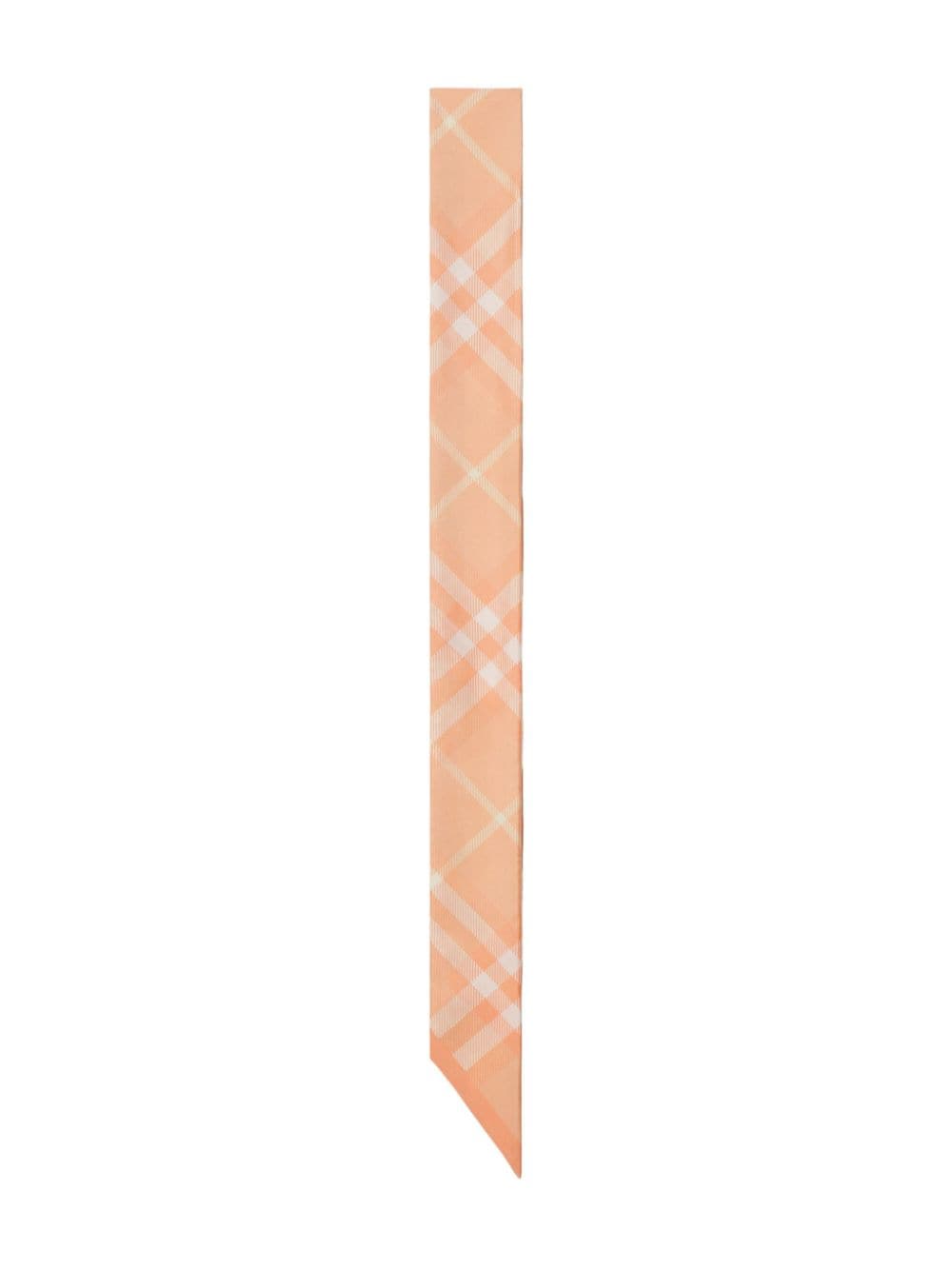 Burberry Silk Skinny Check Scarf Glam Steals