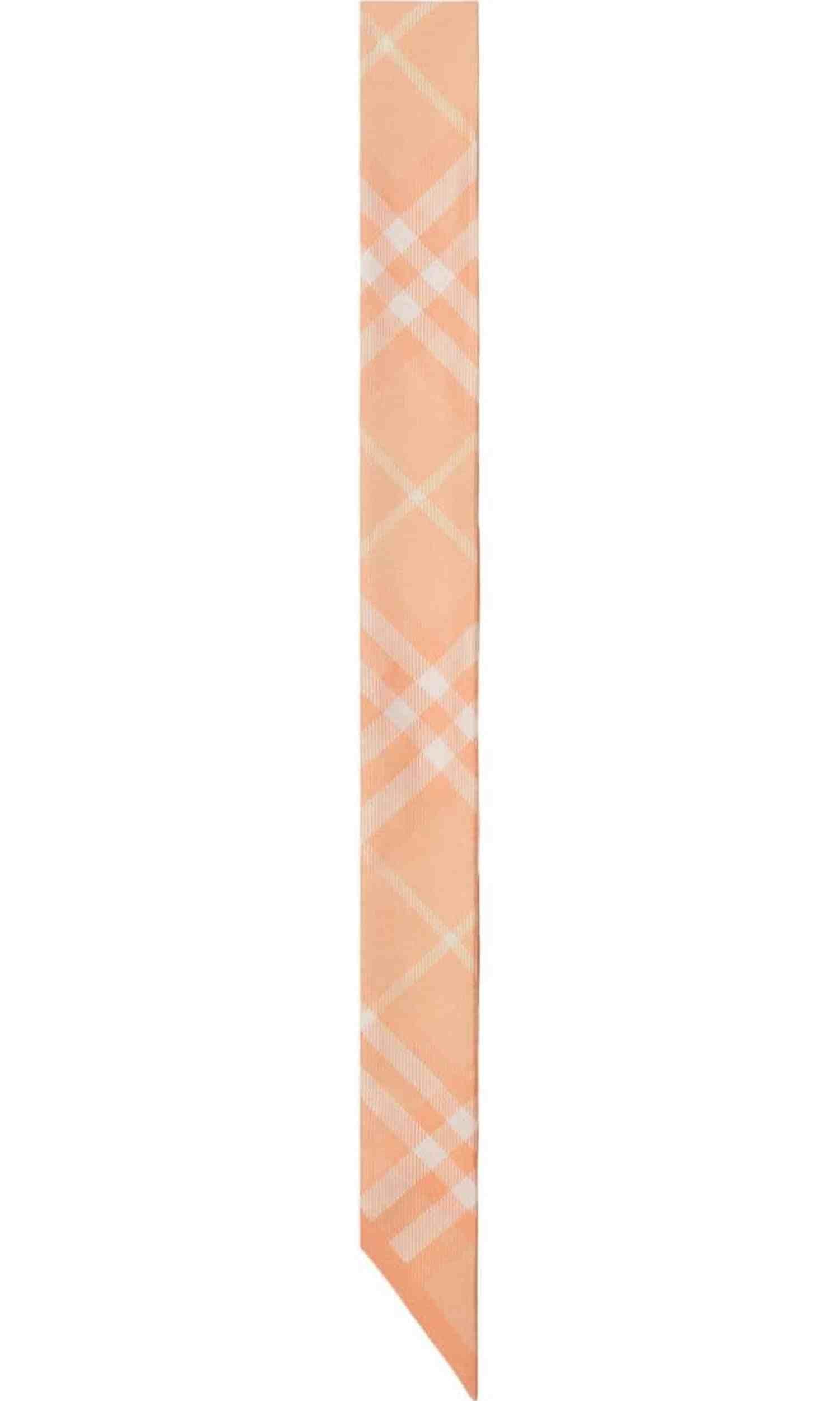 Burberry Silk Skinny Check Scarf Glam Steals