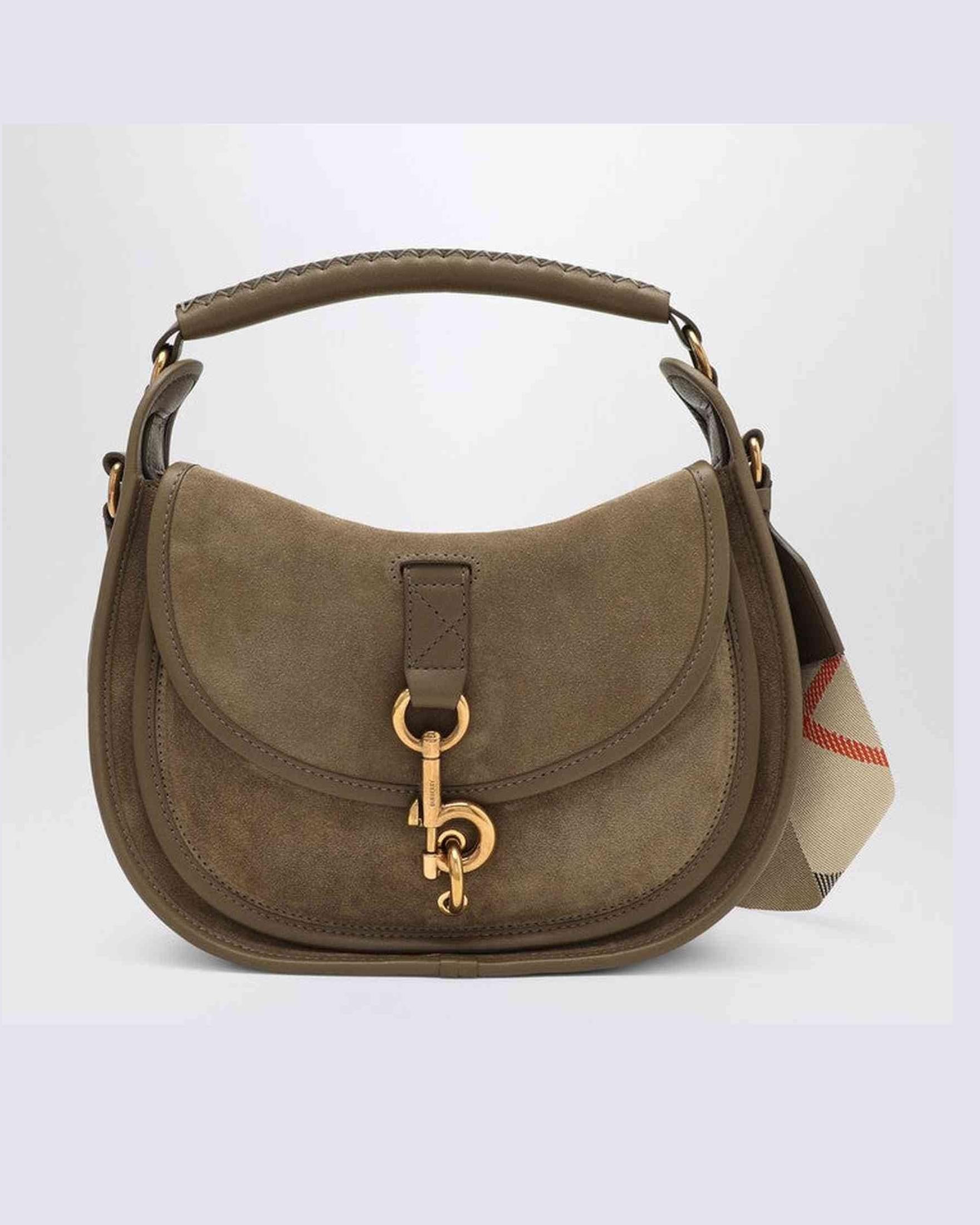 Burberry Small B Clip Messenger Bag Glam Steals
