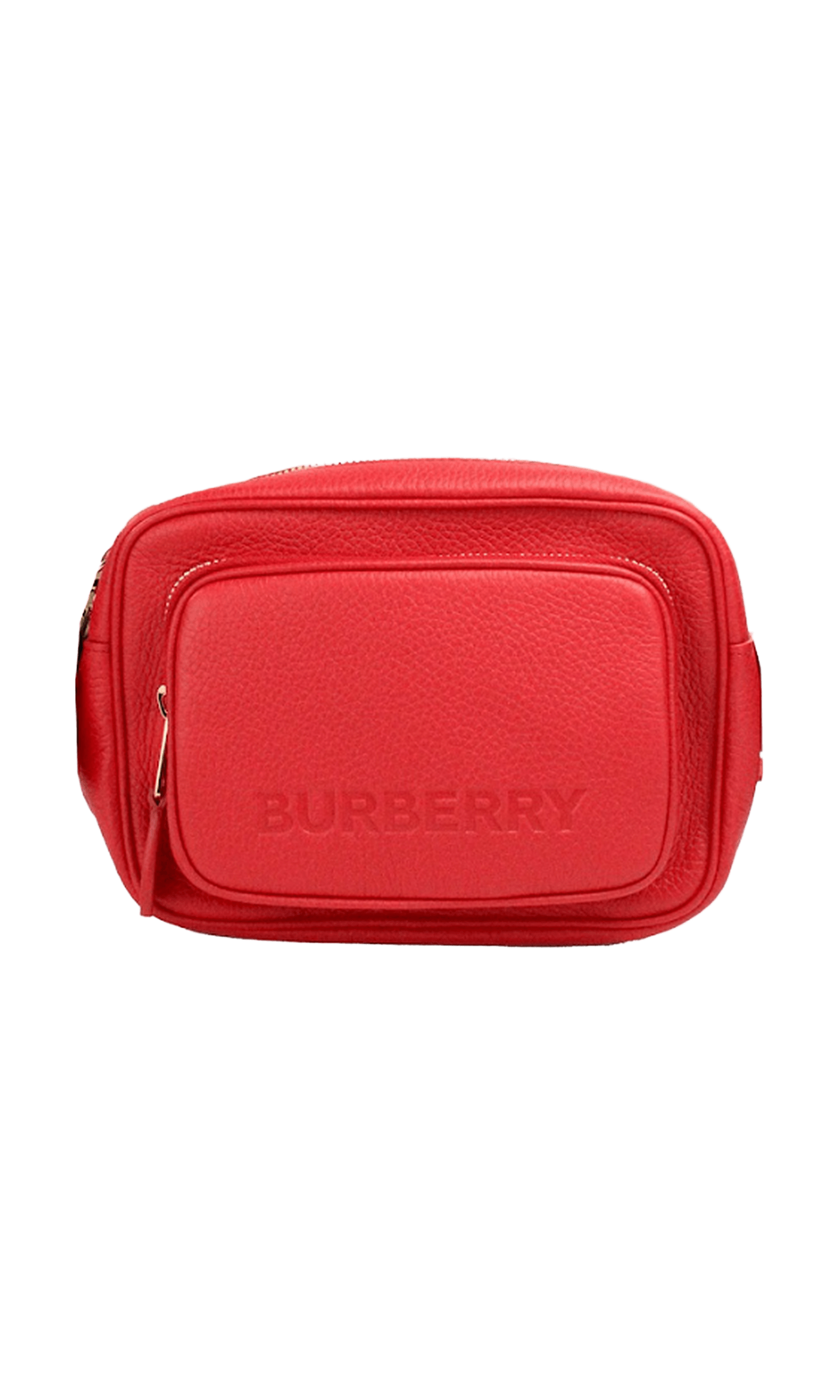 Burberry Small Branded Bright Grainy Leather Camera Crossbody Red Bag Glam Steals
