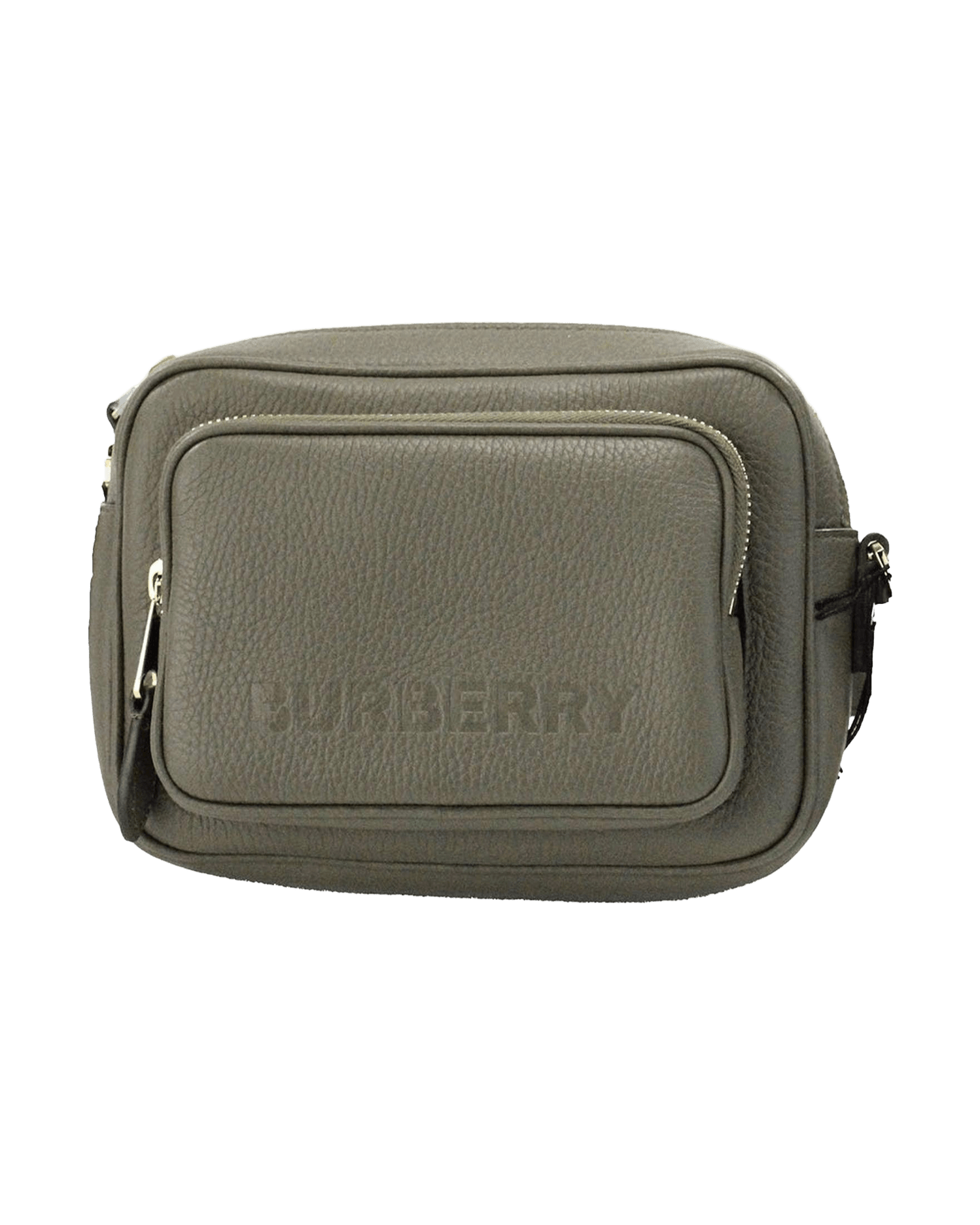 Burberry Small Branded Dark Fern Grainy Leather Camera Crossbody Green Bag Glam Steals